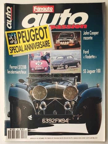 Auto Passion n°42 - 100 ans Peugeot