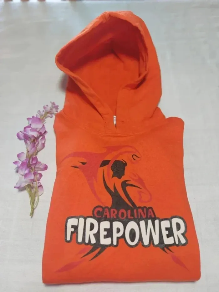Sweat à capuche mixte Carolina Fire Power Taille S - photo numéro 13