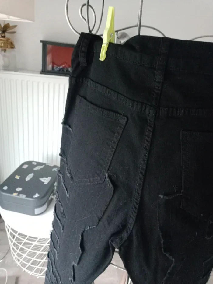 Jeans noir extensible - photo numéro 6
