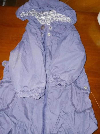 Manteau fin violet 18 mois kitchoun