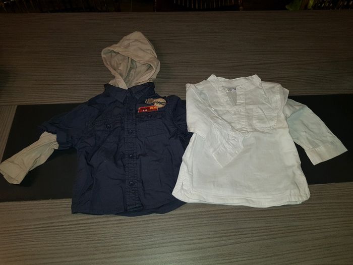 Lot de 2 chemises
