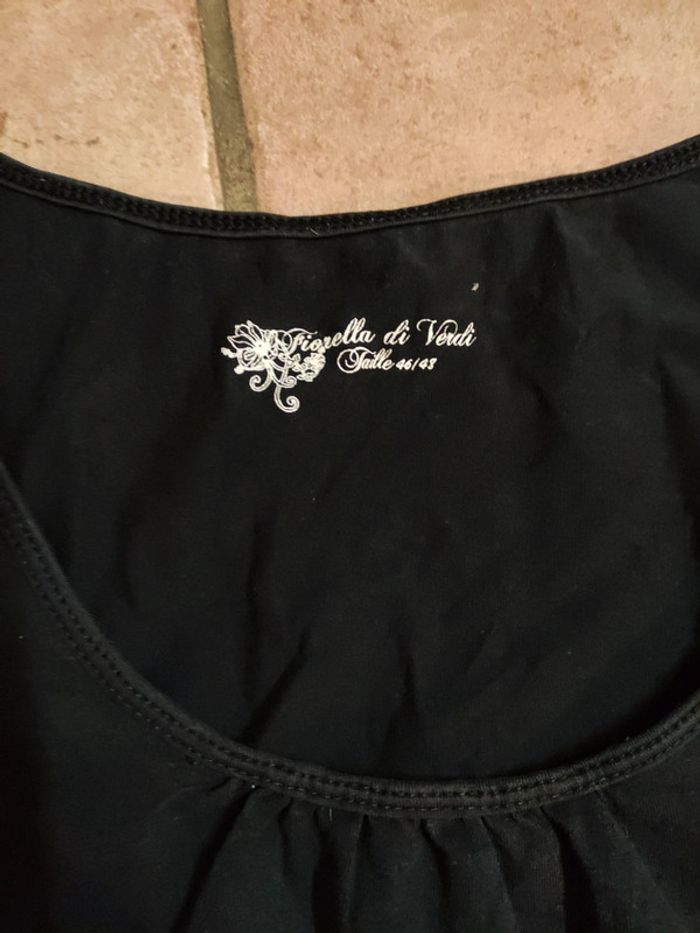 Tee shirt femme noir 46/48 - photo numéro 2