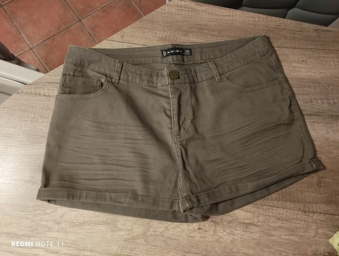 Short matière jeans
