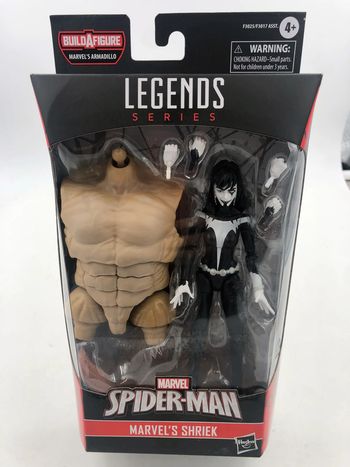 Figurine Marvel Legends Spider-Man Build A Figure Marvel's Shriek 15cm neuf