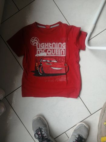 Tee shirt manche courte cars 8A
