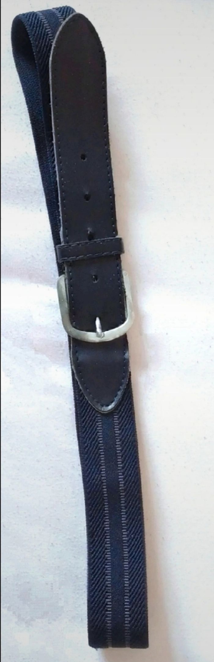 Ceinture élastique bleue marine, ajustable enfant - photo numéro 4
