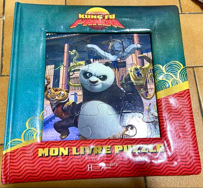 Livre puzzle kung fu panda