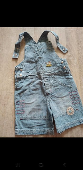 Salopette short 18 mois