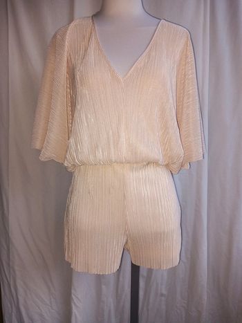 Combi-shorts plissé