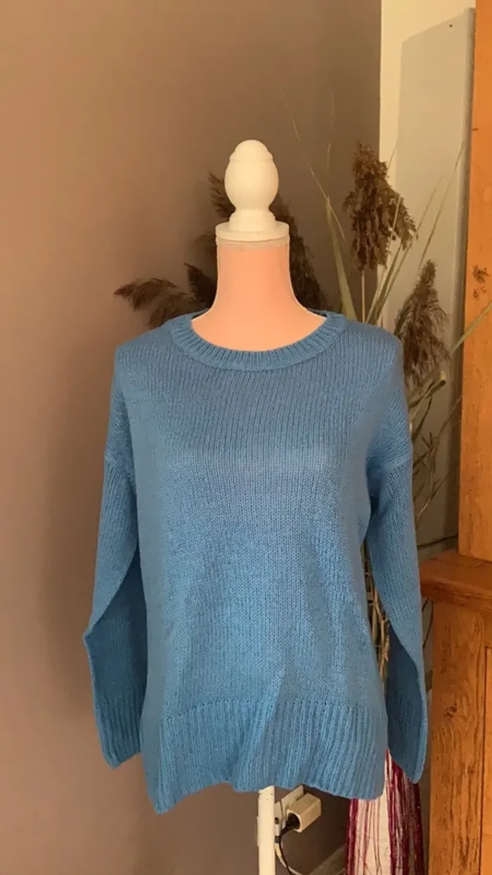 Pull bleu - photo numéro 7