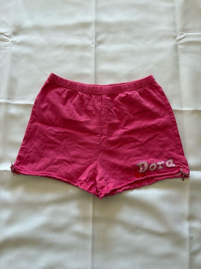 Short pyjama Dora fushia - 8 ans
