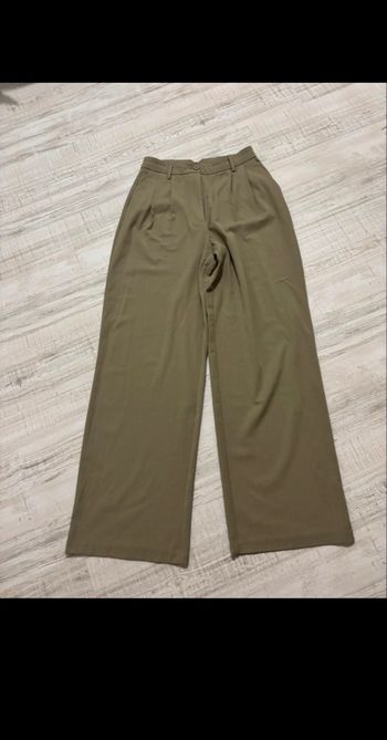 Pantalon costume vert kaki