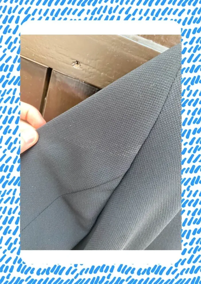 Blazer noir avec noeuds costura - photo numéro 5