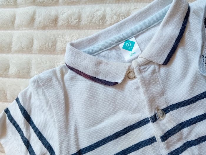 Lot 2 polo 12mois 💙🤍 - photo numéro 4
