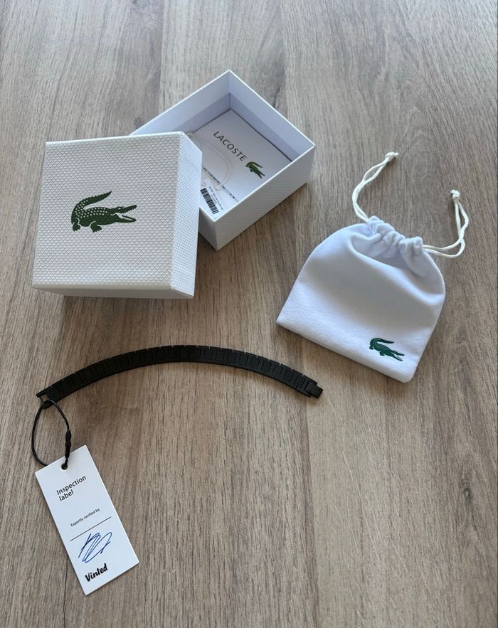 Bracelet Lacoste noir