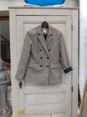 Veste blazer pied de poule