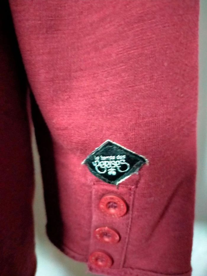 Veste femme bordeaux – Le Temps des Cerises – Taille S/M - photo numéro 10