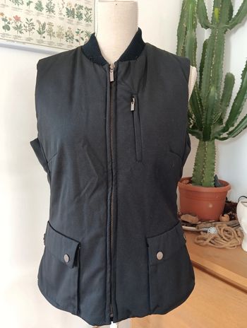 Veste noire sans manches Zara taille M