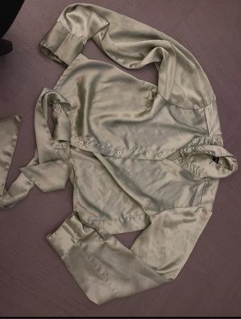 Blouse en satin