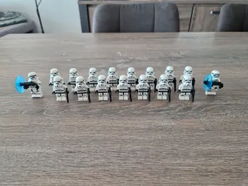 Figurines type lego 17 stormtroopers star wars
