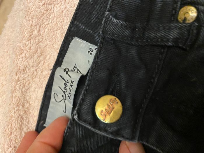 Short en jean noir School Rag w26 - photo numéro 10