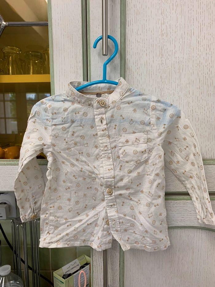Chemise légère beige