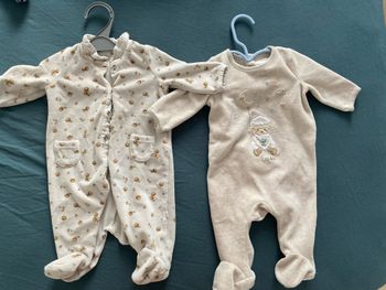 Lot de 2 pyjamas bébé - 3 mois