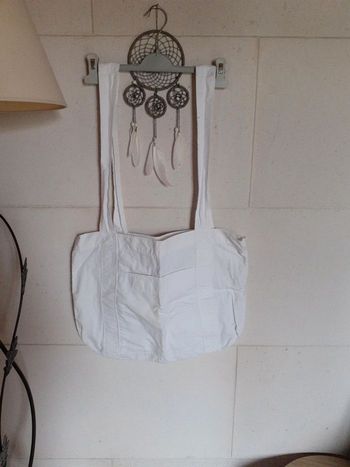 Sac tissu blanc