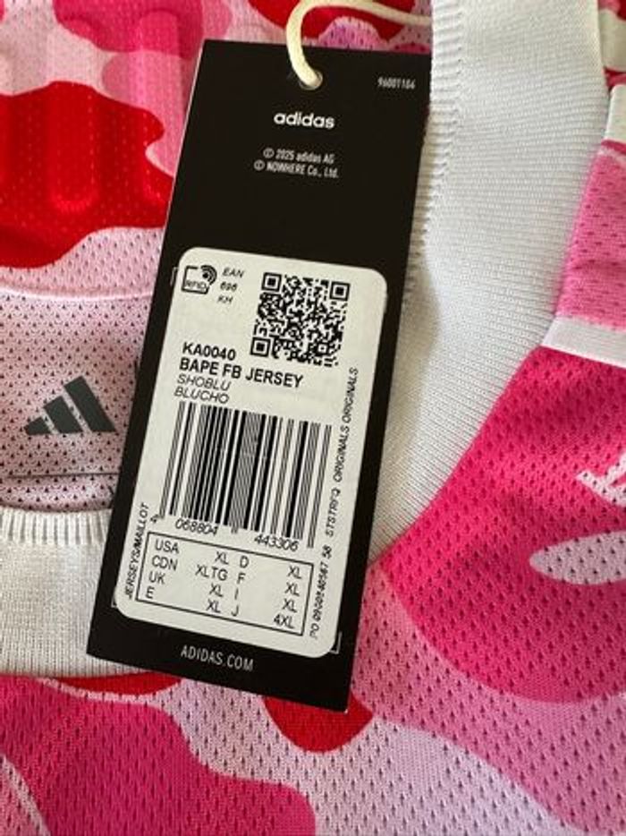 Maillot Adidas Originals x Bape - Taille XL - photo numéro 4