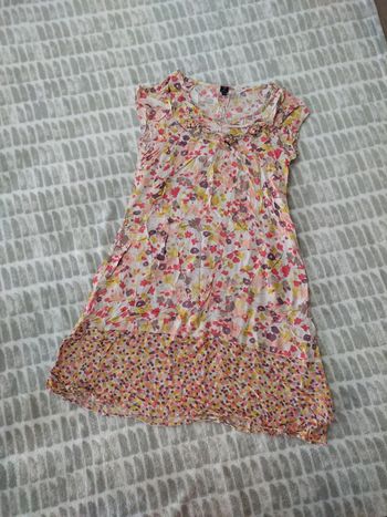 Robe tunique fleurs colorées Terre de marins taille 40