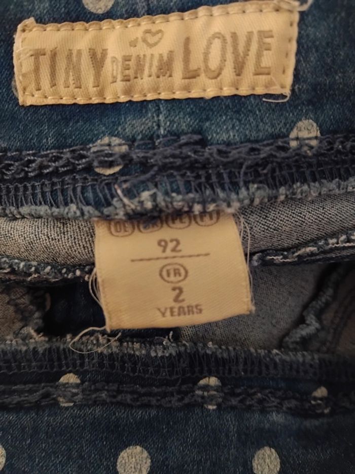 Pantalon en jeans fille 2ans - photo numéro 3
