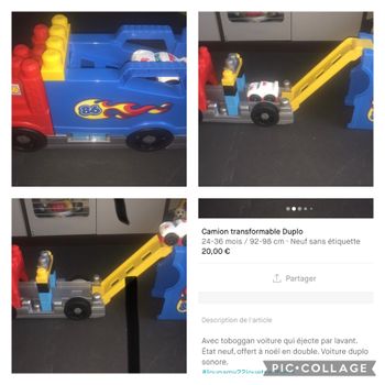 Camion transformable duplo