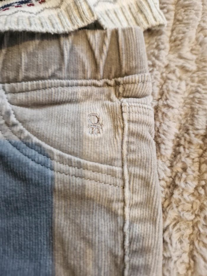 Ensemble pull Mayoral et pantalon velours Obaibi 12 moi - photo numéro 2