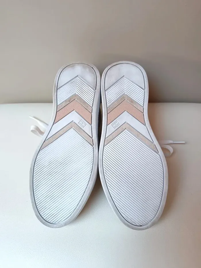 Leather court sneakers Tommy Hilfiger - photo numéro 7