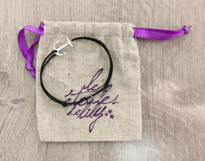 Bracelet ancre les étoiles de Lily argent 925