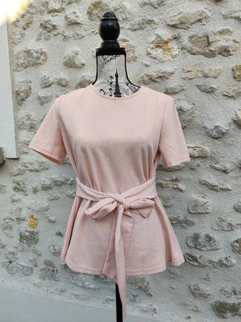 Haut t-shirt femme rose très bon état M Shein