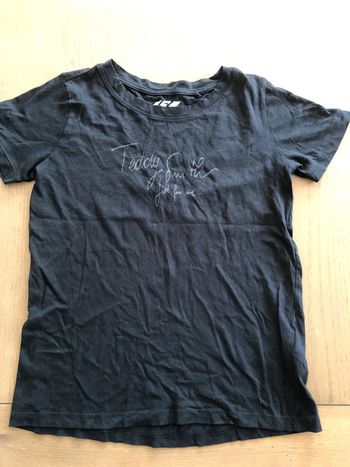 T-shirt noir Teddy Smith