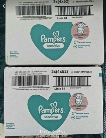 Lingette pampers