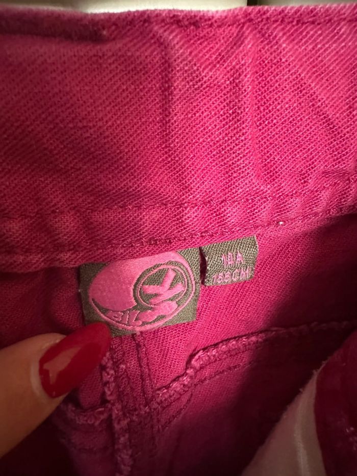 Jean vintage rose fushia Bilook S - photo numéro 2