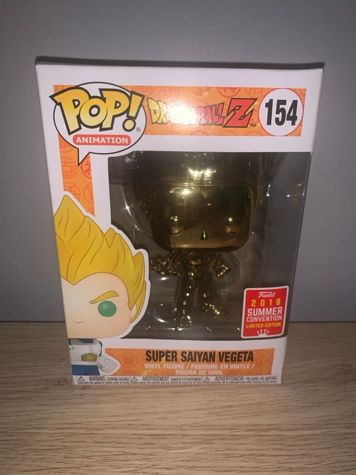 Funko pop super saiyan vegeta jaune 154
