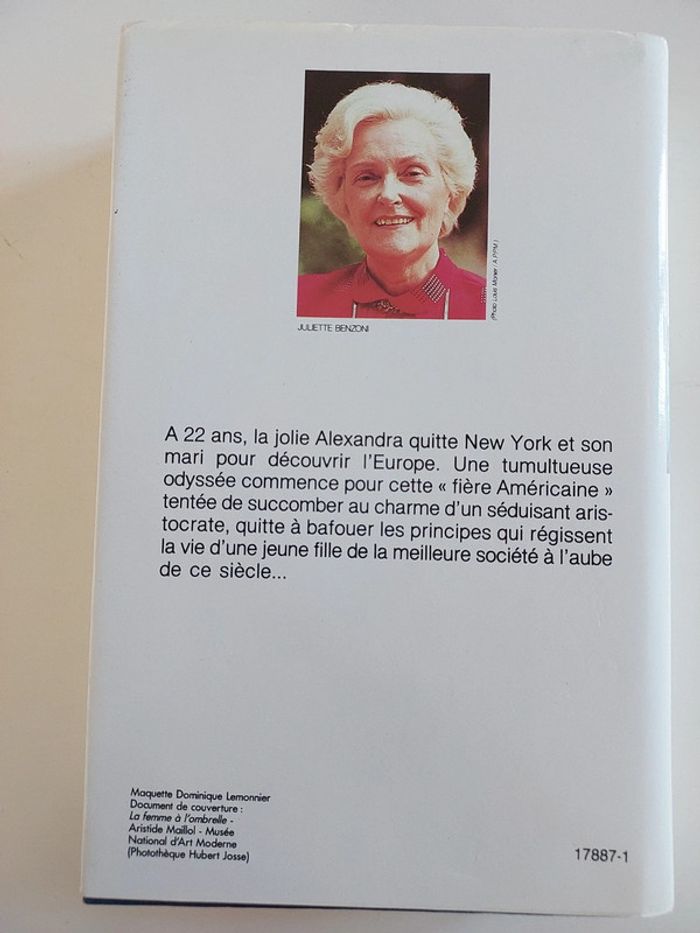 La fière américaine,  Juliette Benzoni - photo numéro 2