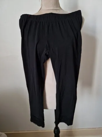 Leggings noir dentelle taille M