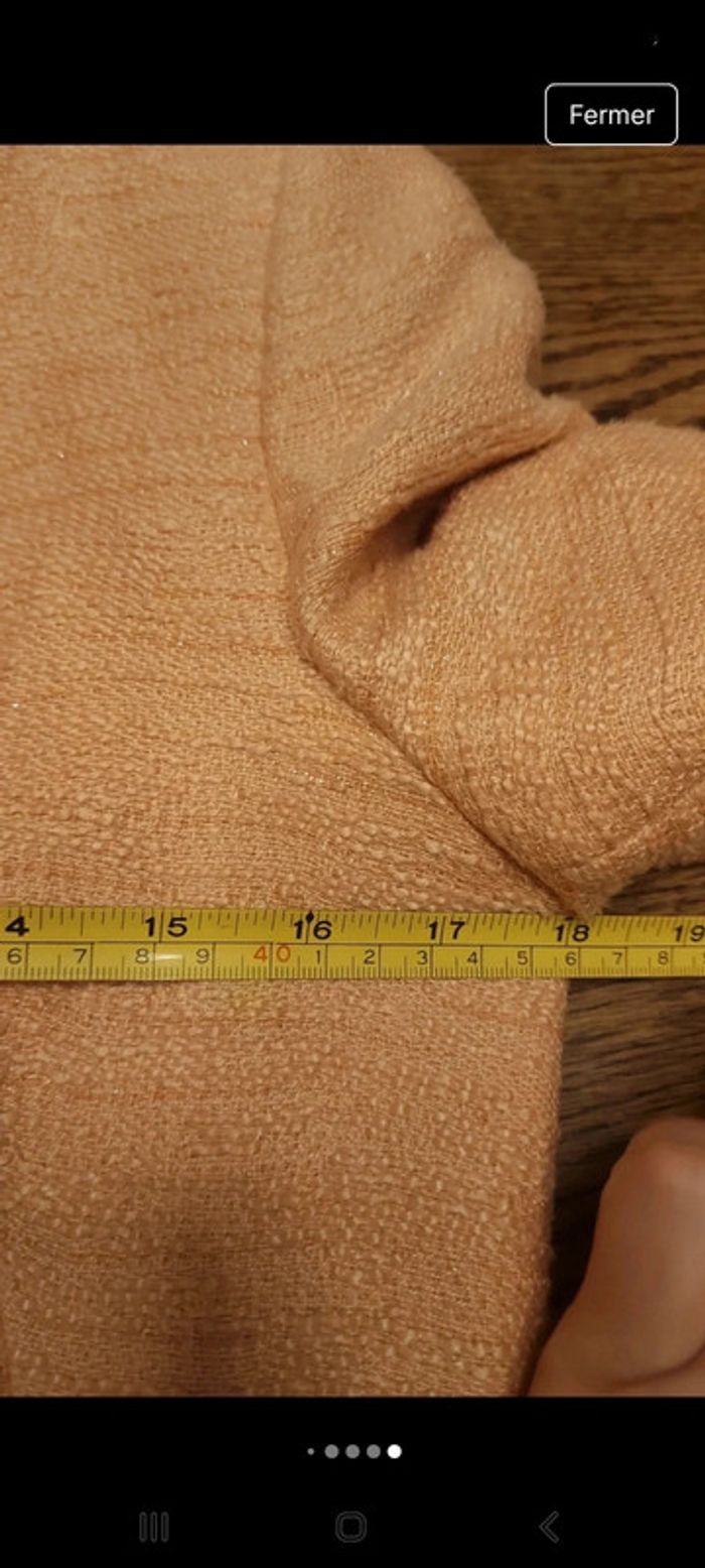 Blazer ouvert Bel & Bo taille 38 couleur Abricot - photo numéro 16