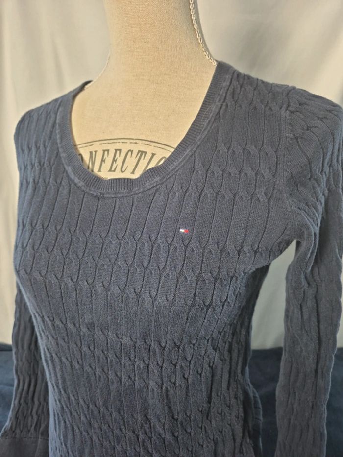 Pull torsadé Tommy Hilfiger Taille XS - photo numéro 2