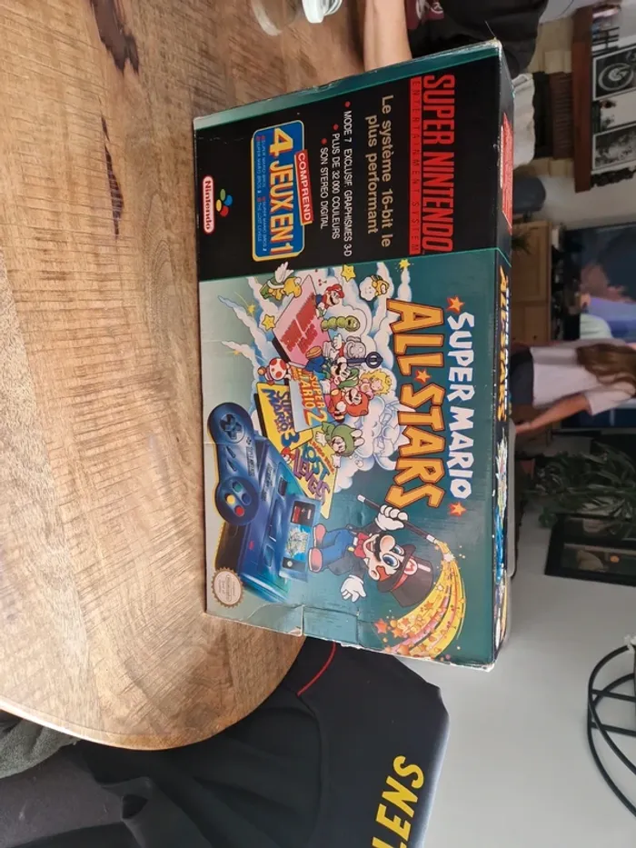 Console super Nintendo en boite