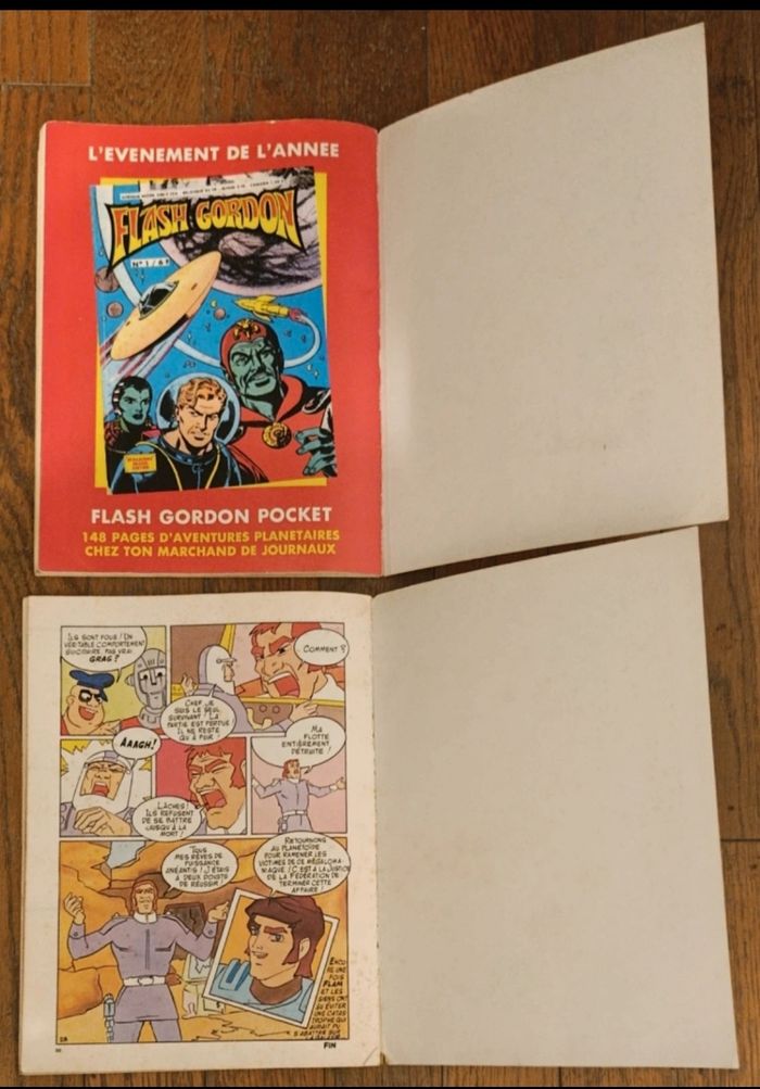 Lot de 2 anciens livres Capitaine Flam N° spécial : 5 bis et 10 bis 1981 vintage - photo numéro 7