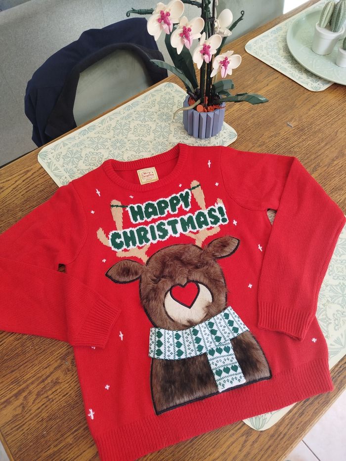 Pull de Noël femme Taille : S rouge