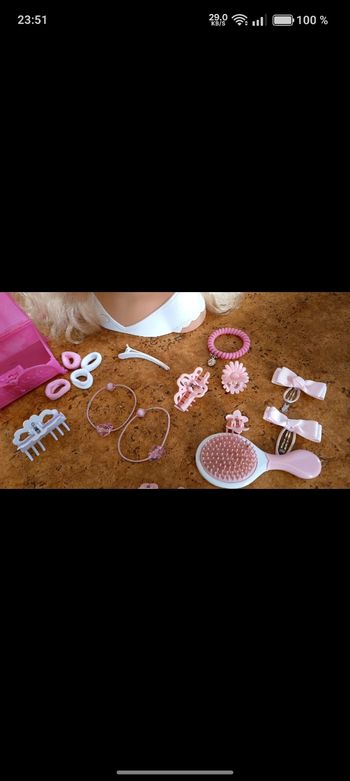 Tête à coiffer corolle 