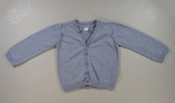 Gilet col V tricot bleu Tape À L'oeil 2 ans 86 cm garçon