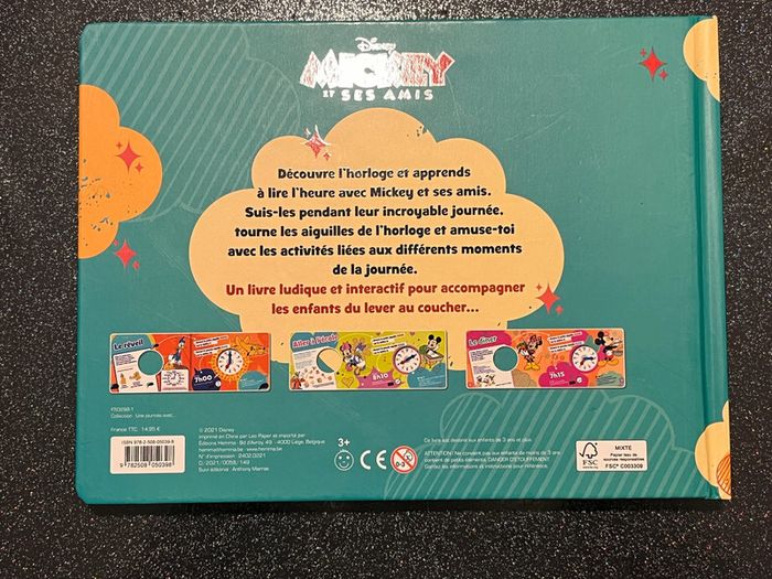 Livre enfants – Une journée avec Mickey - photo numéro 3